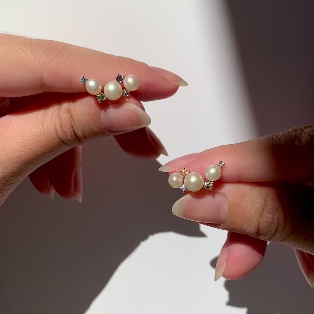 Cassiopeia stud earring