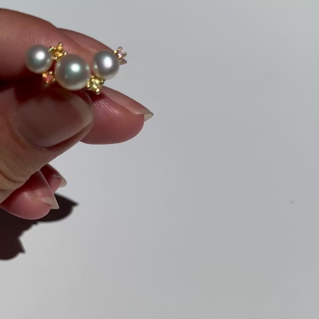 Cassiopeia stud earring