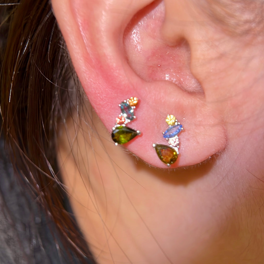 Calanthe stud earring