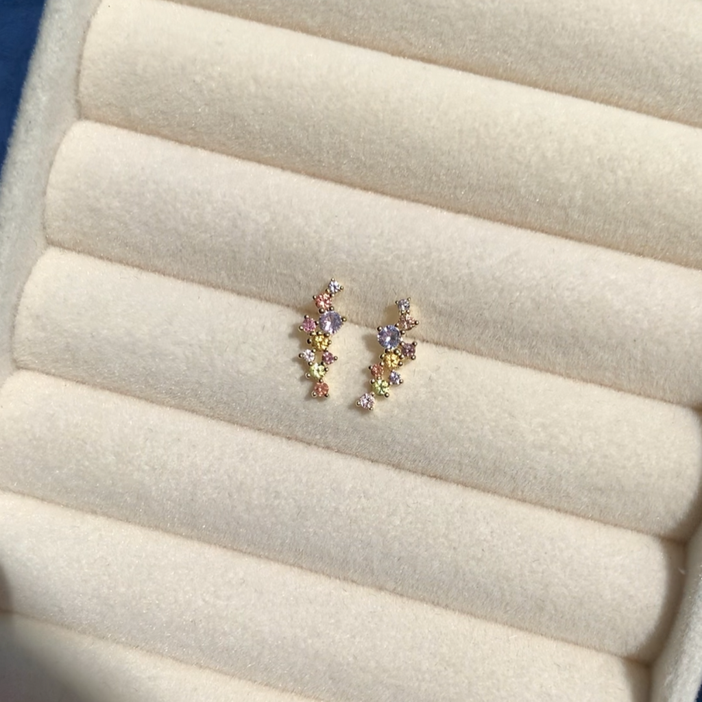Aster stud earring