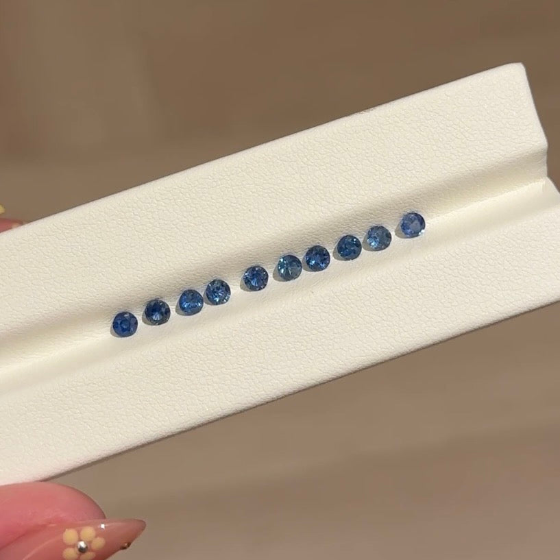 Cinq bracelet - Blue sapphire