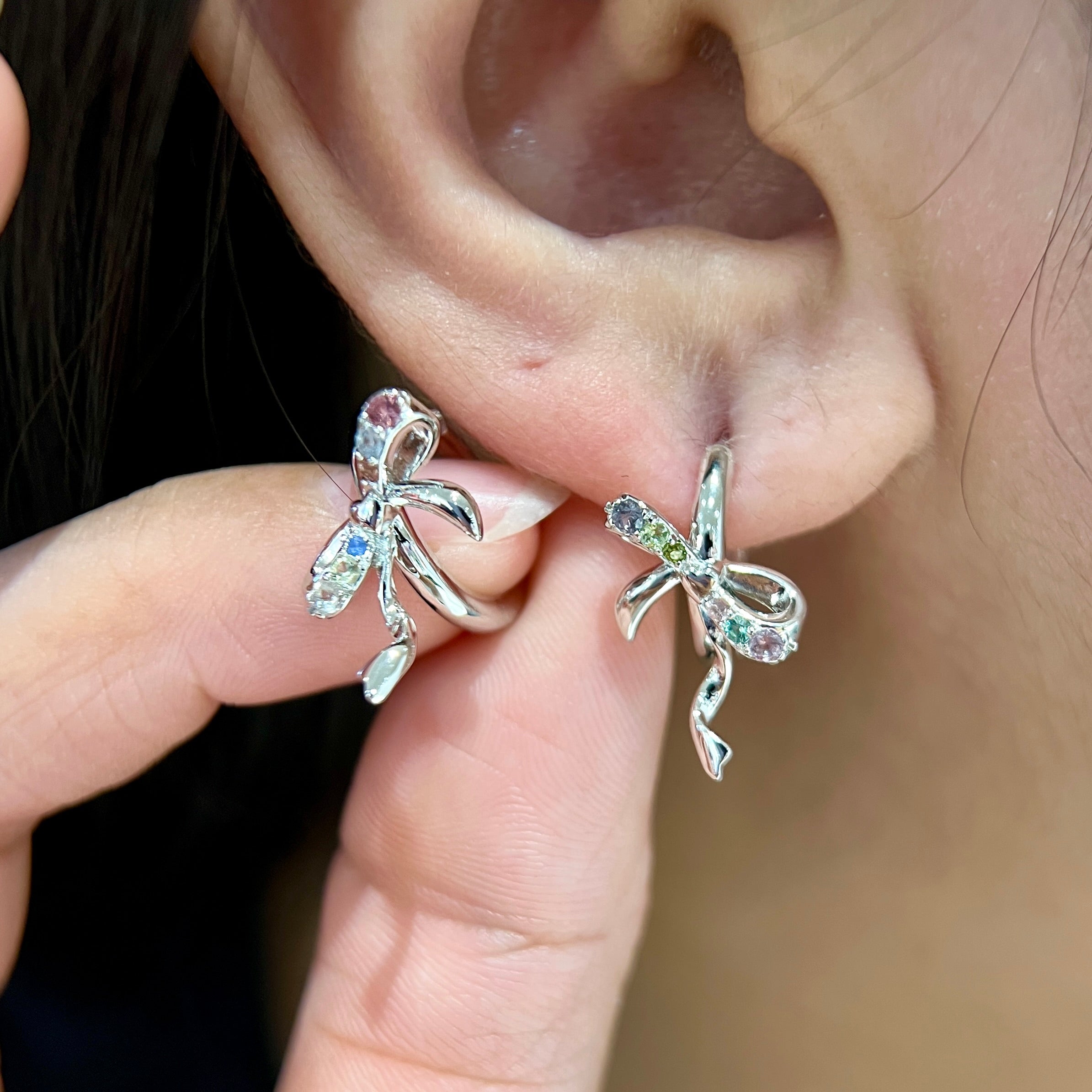 Nerelle huggies earring