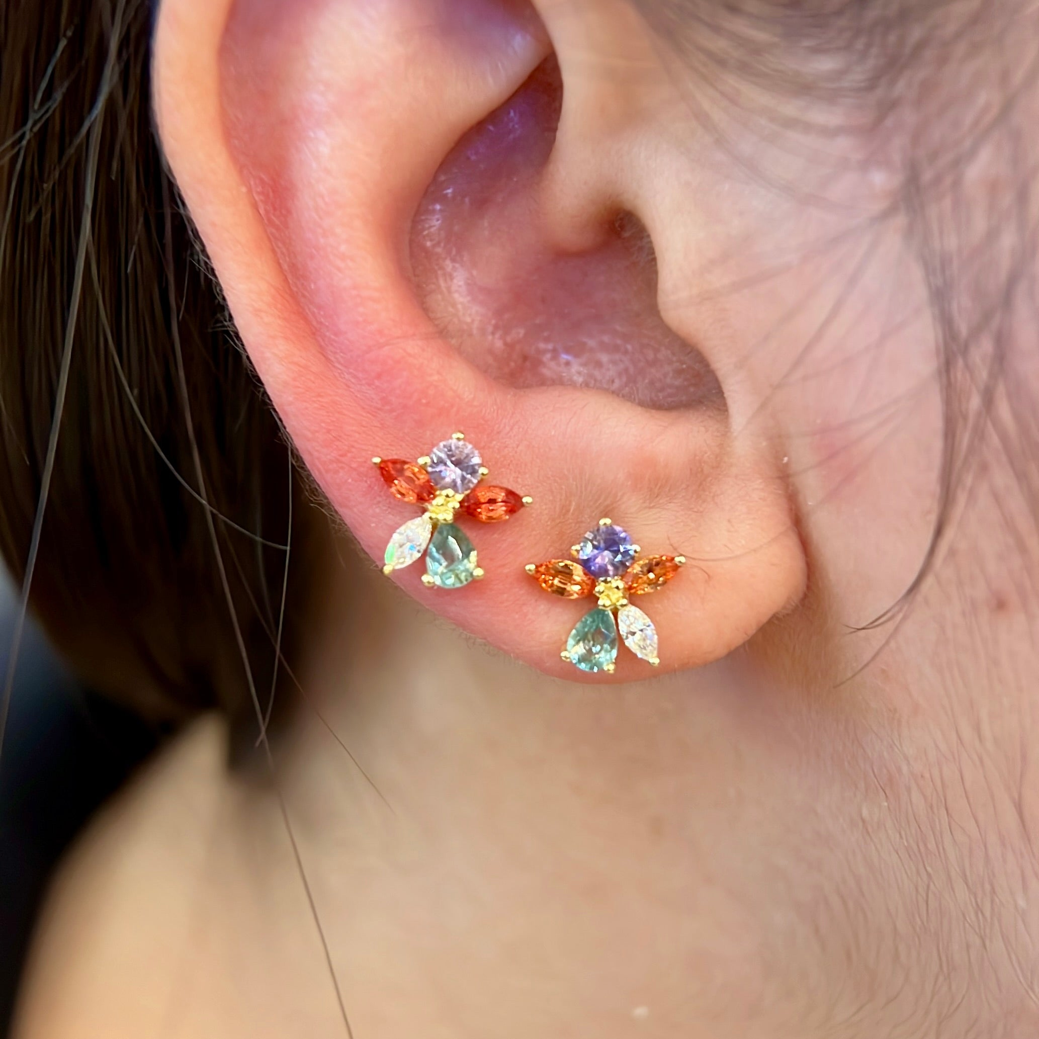 Nebula stud earring