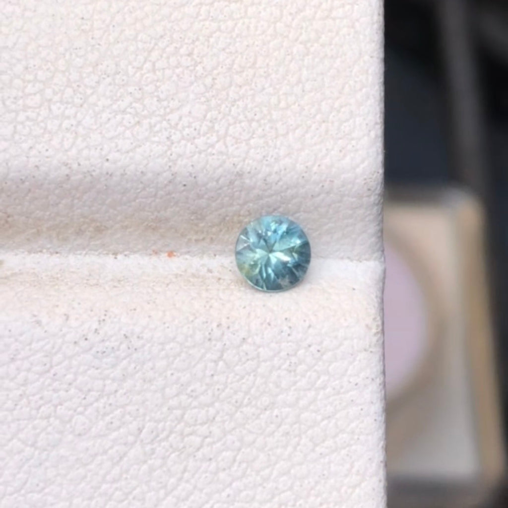 Virgo Ring - Teal Sapphire