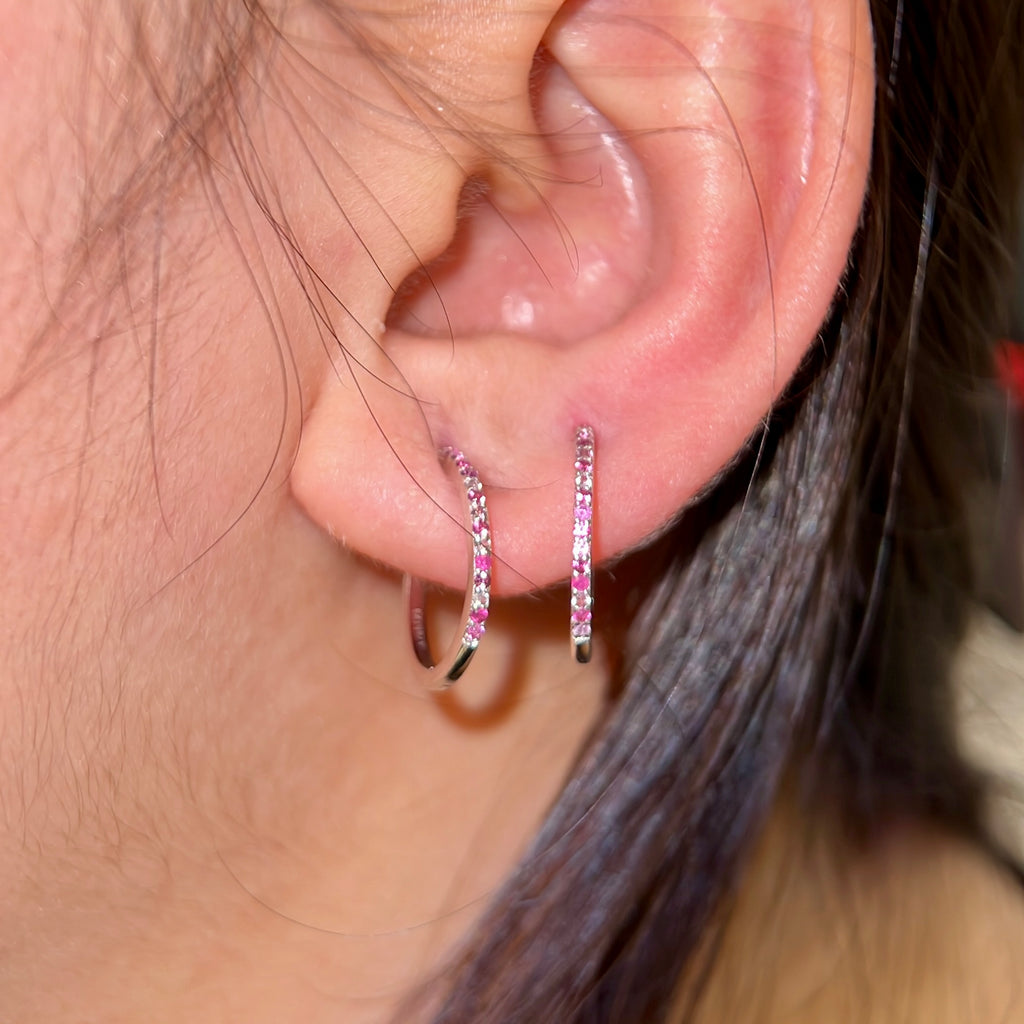 Lindsay Huggie Earrings