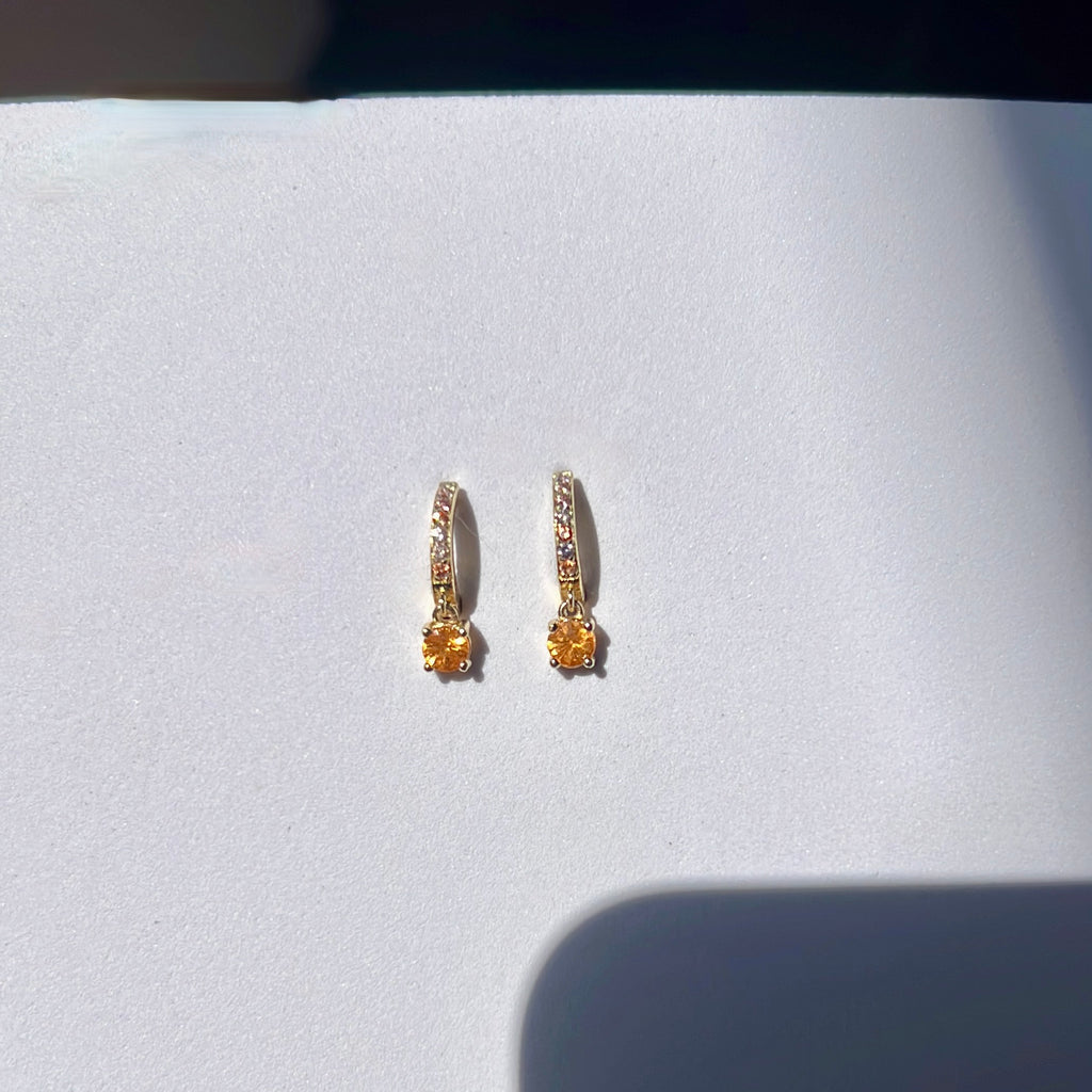 Rhea Huggie Earrings