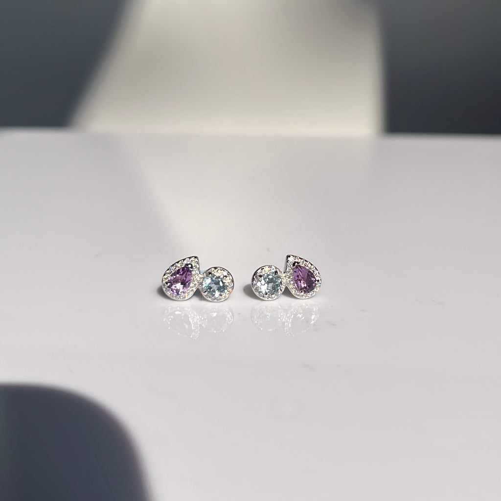 Lunoria earrings