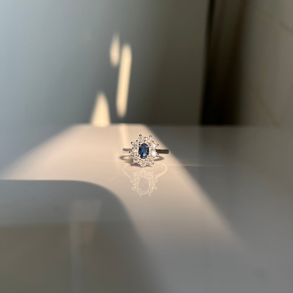 Custom Astoria Ring - Blue Sapphire A