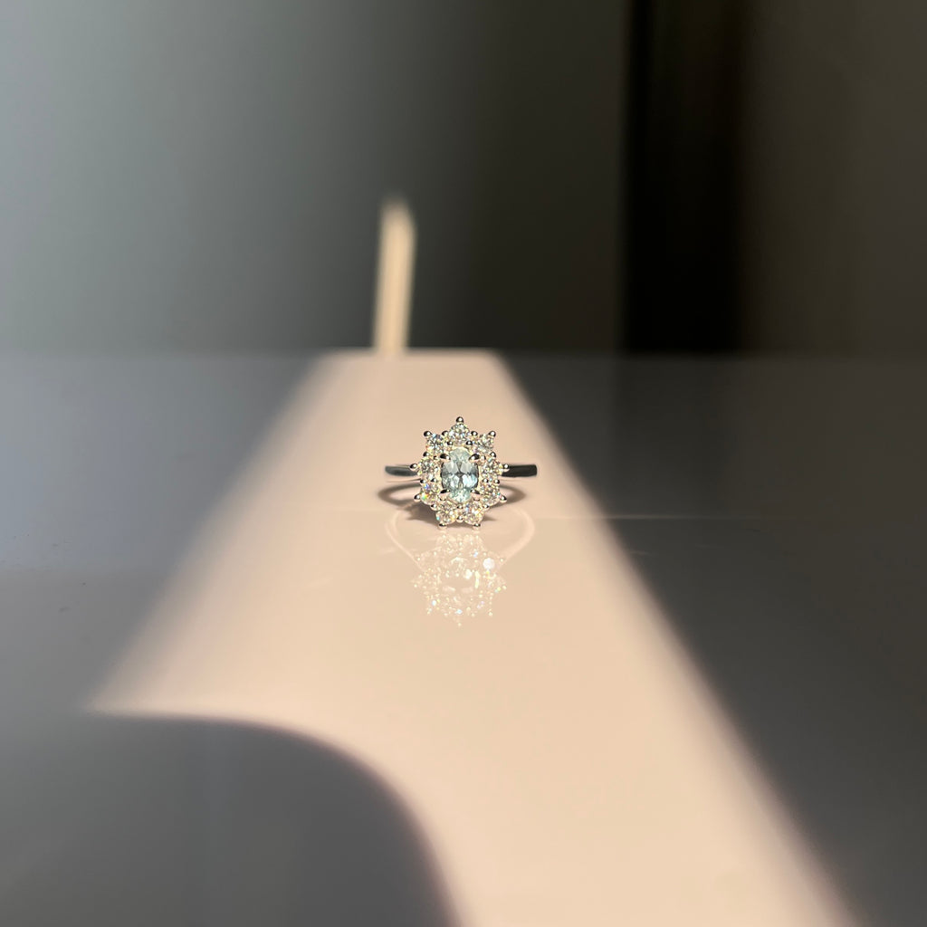 Custom Astoria Ring - Aquamarine