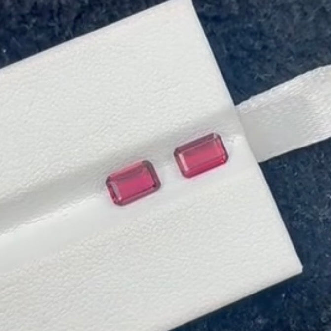 Custom Emerald Cut Earrings