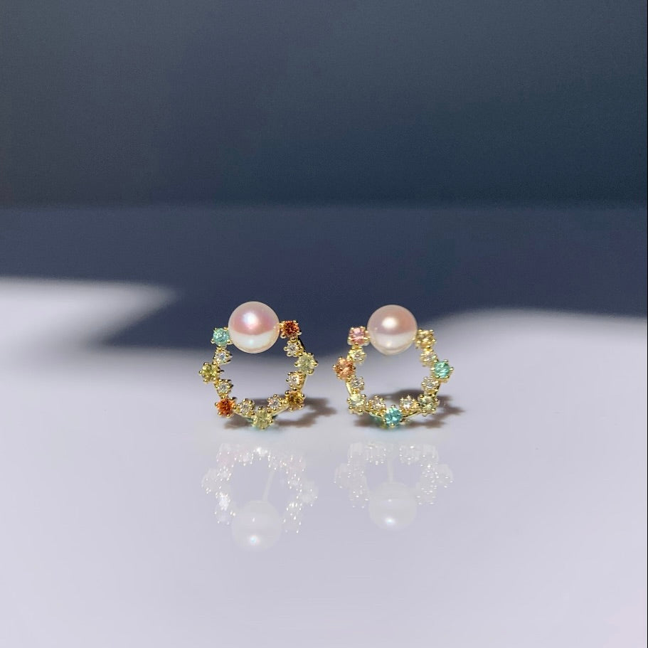 Himalia stud earring