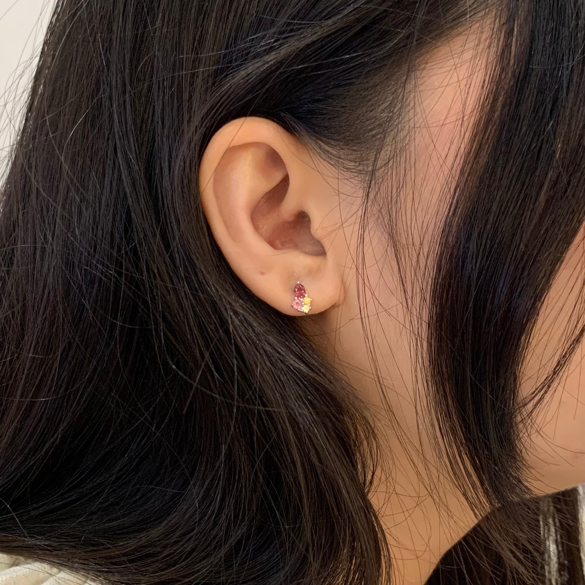 Lynx stud earring