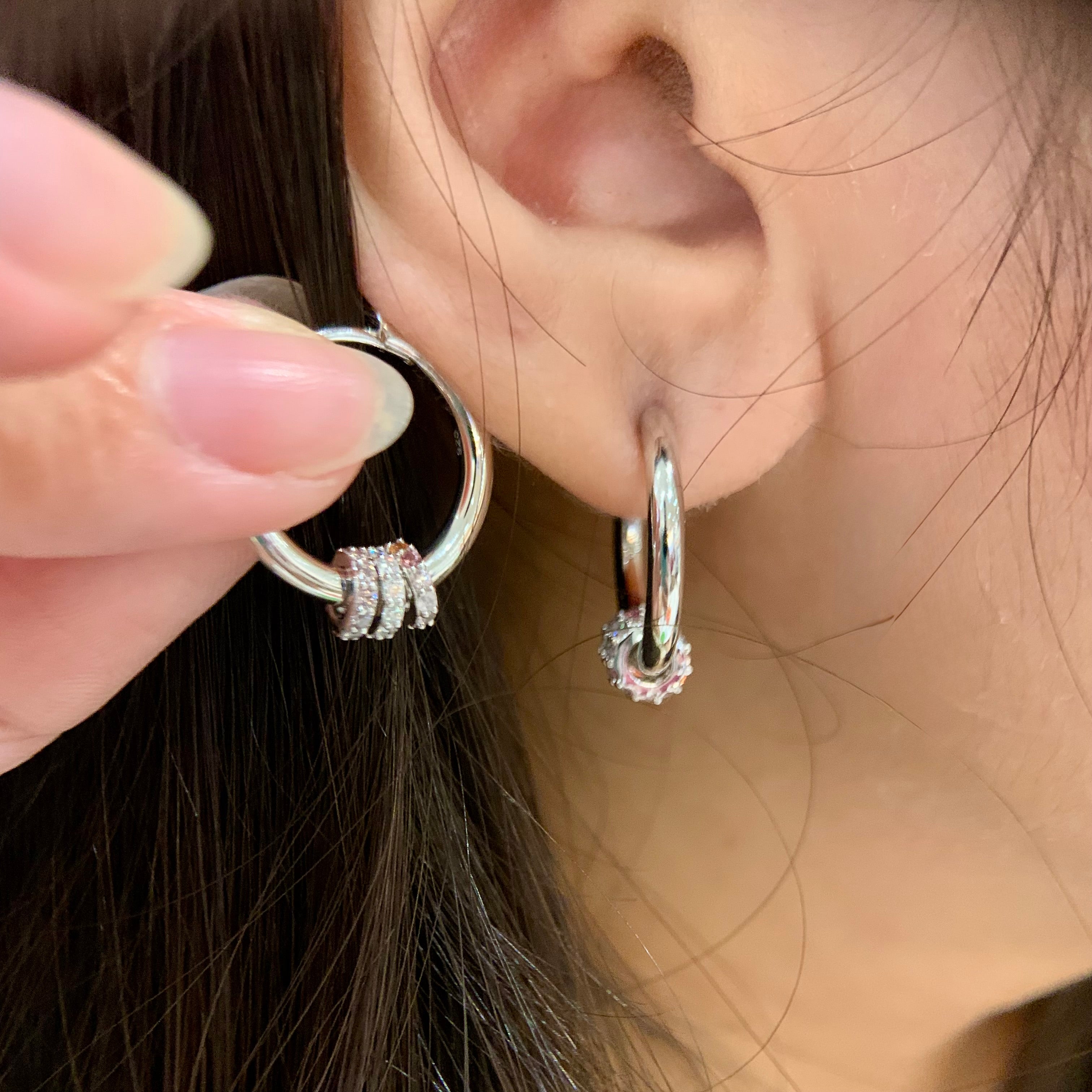 Thyone huggies earring