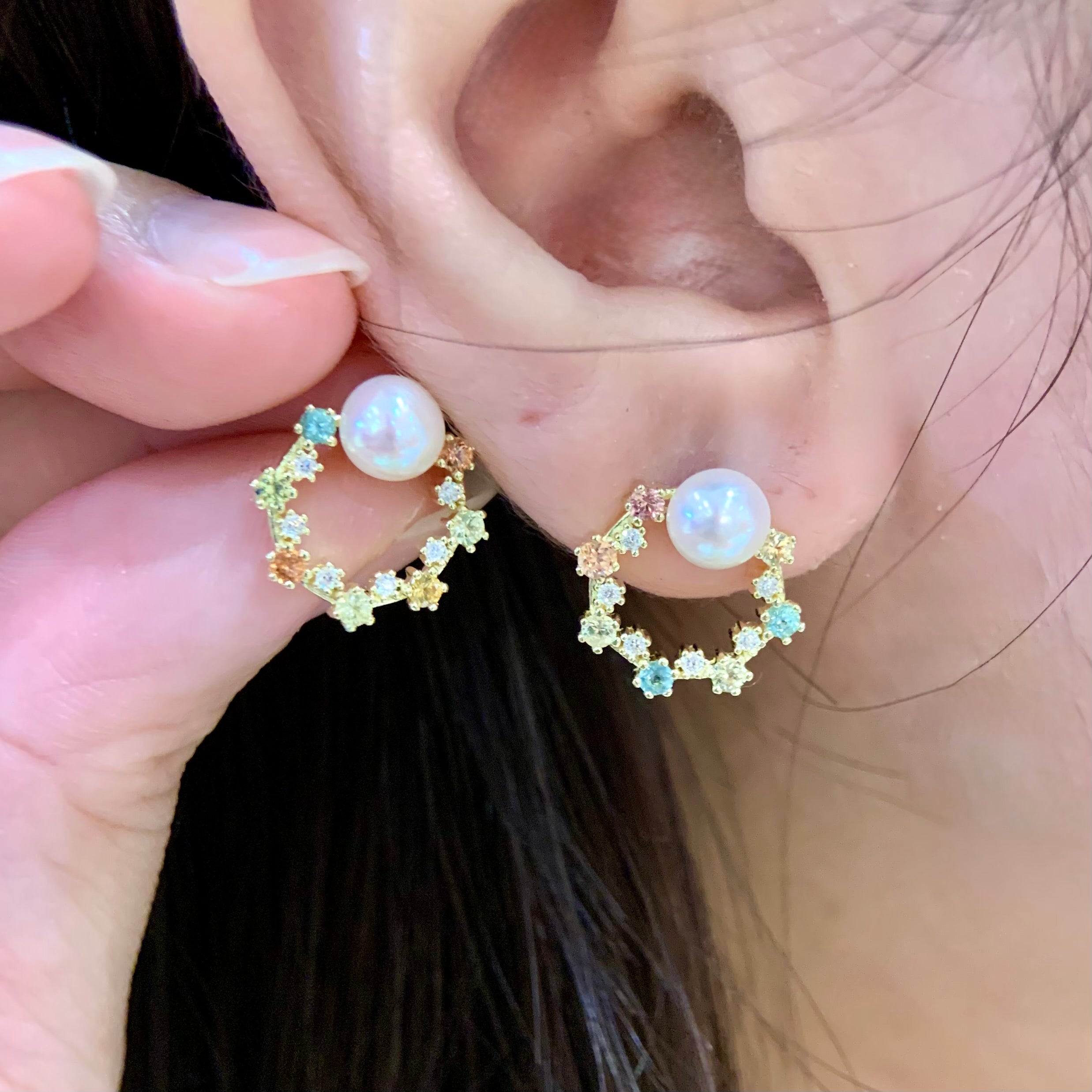 Himalia stud earring