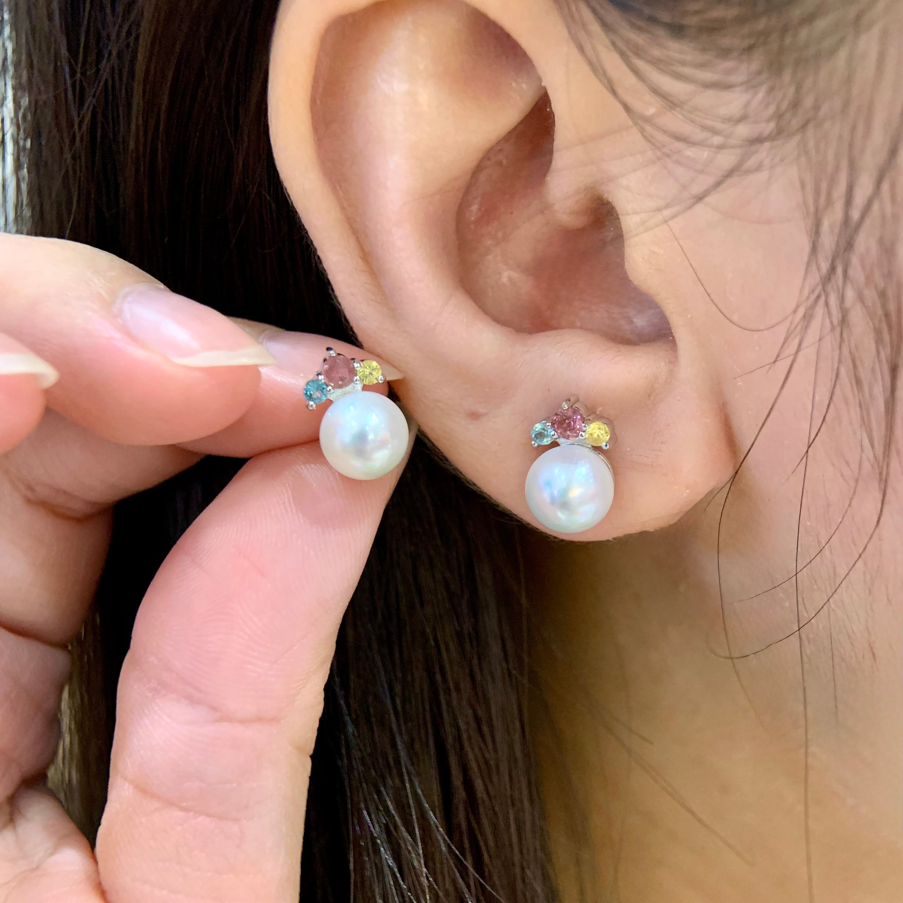Tethys stud earring