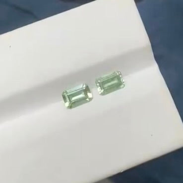 Custom Emerald Cut Earrings