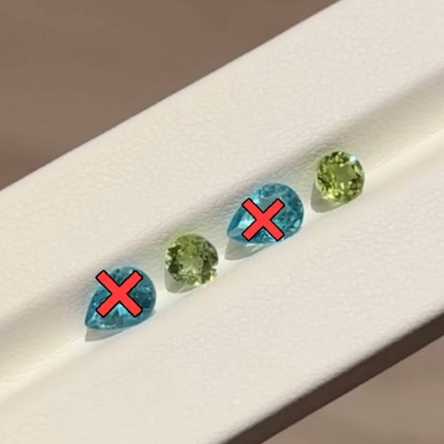 Cinq bracelet - Peridot