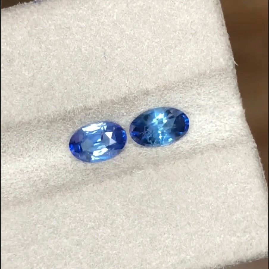 Custom Astoria Ring - Blue sapphire B