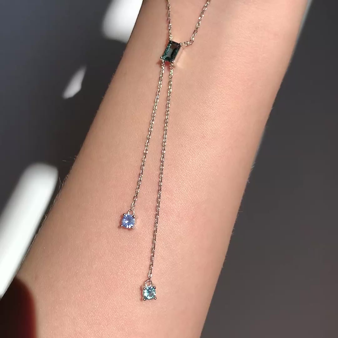 Leda lariat necklace