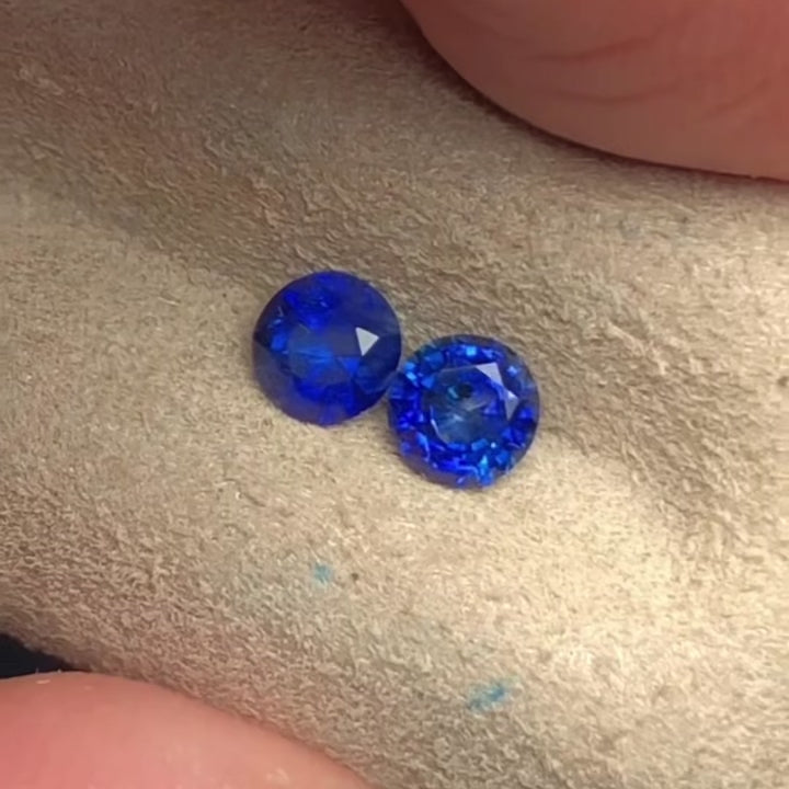 Virgo Ring - Blue Sapphire
