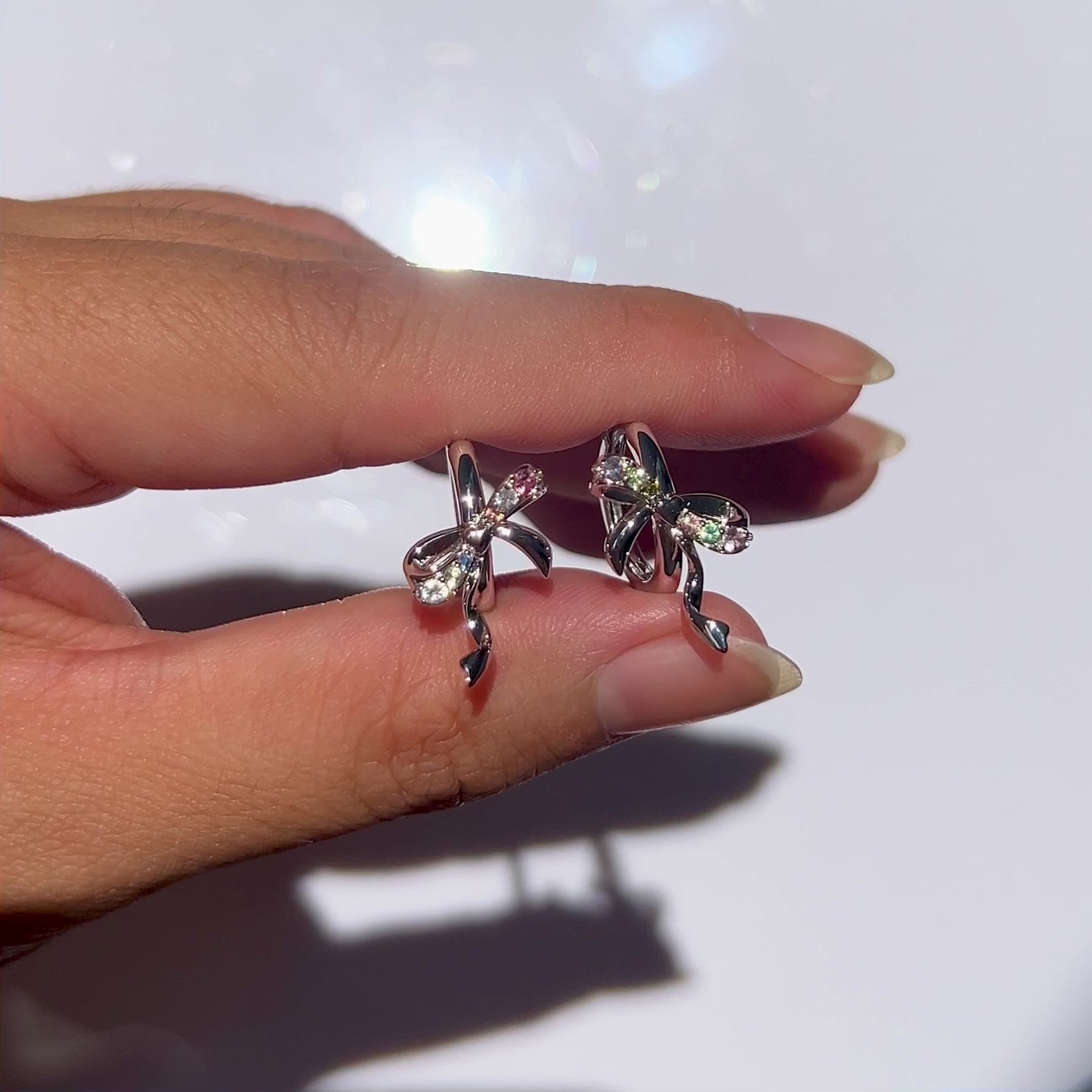 Nerelle huggies earring