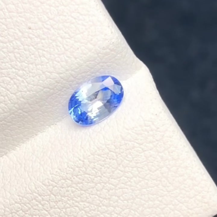 Custom Astoria Ring - Bi-colour Blue Sapphire