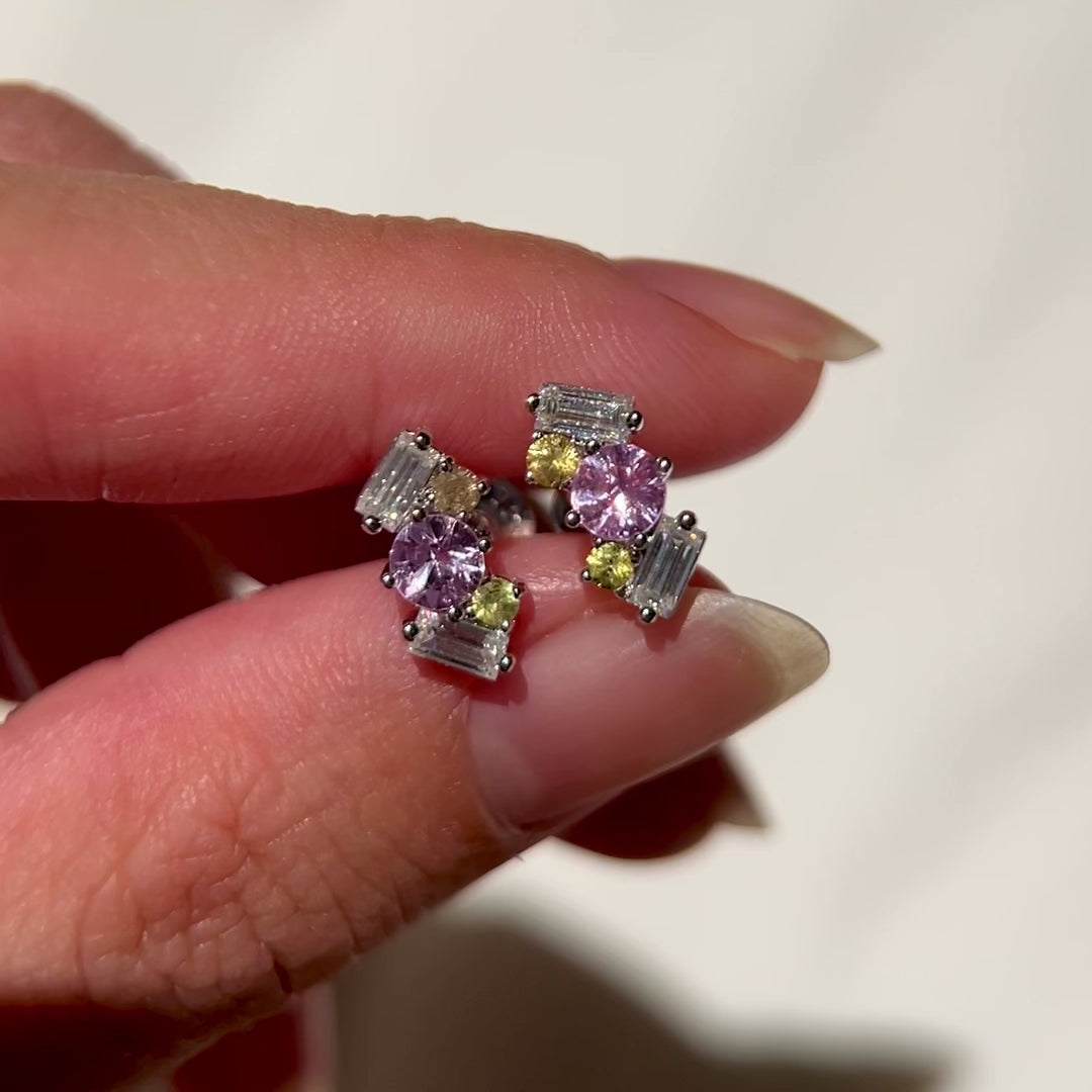 Luna stud earring