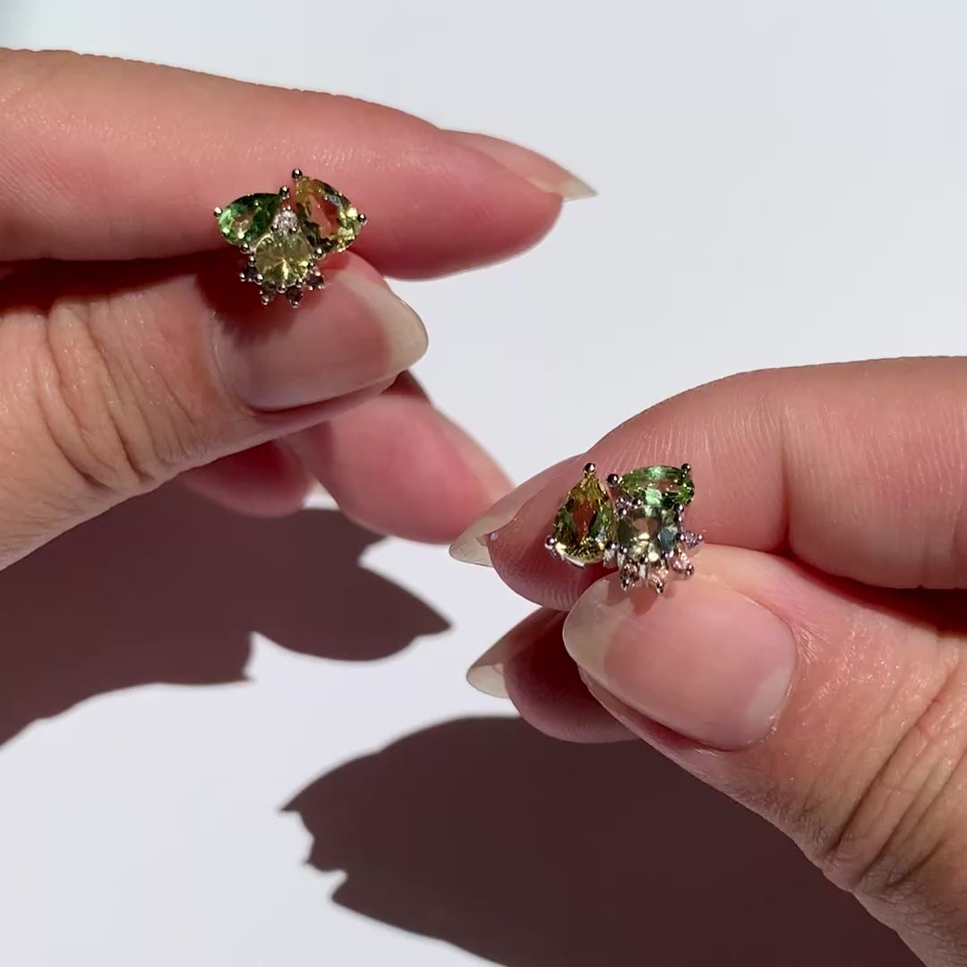 Libra stud earring