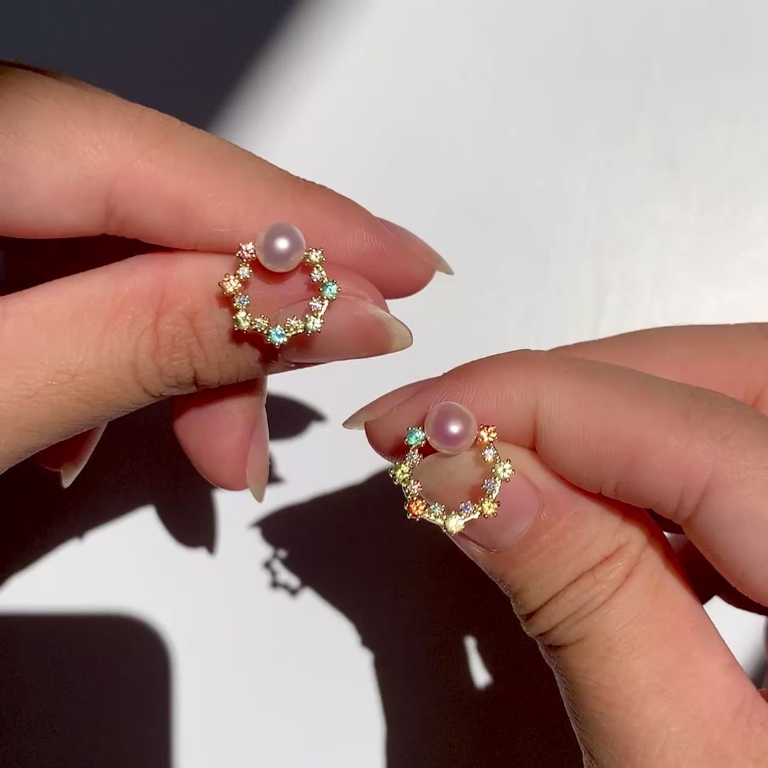 Himalia stud earring