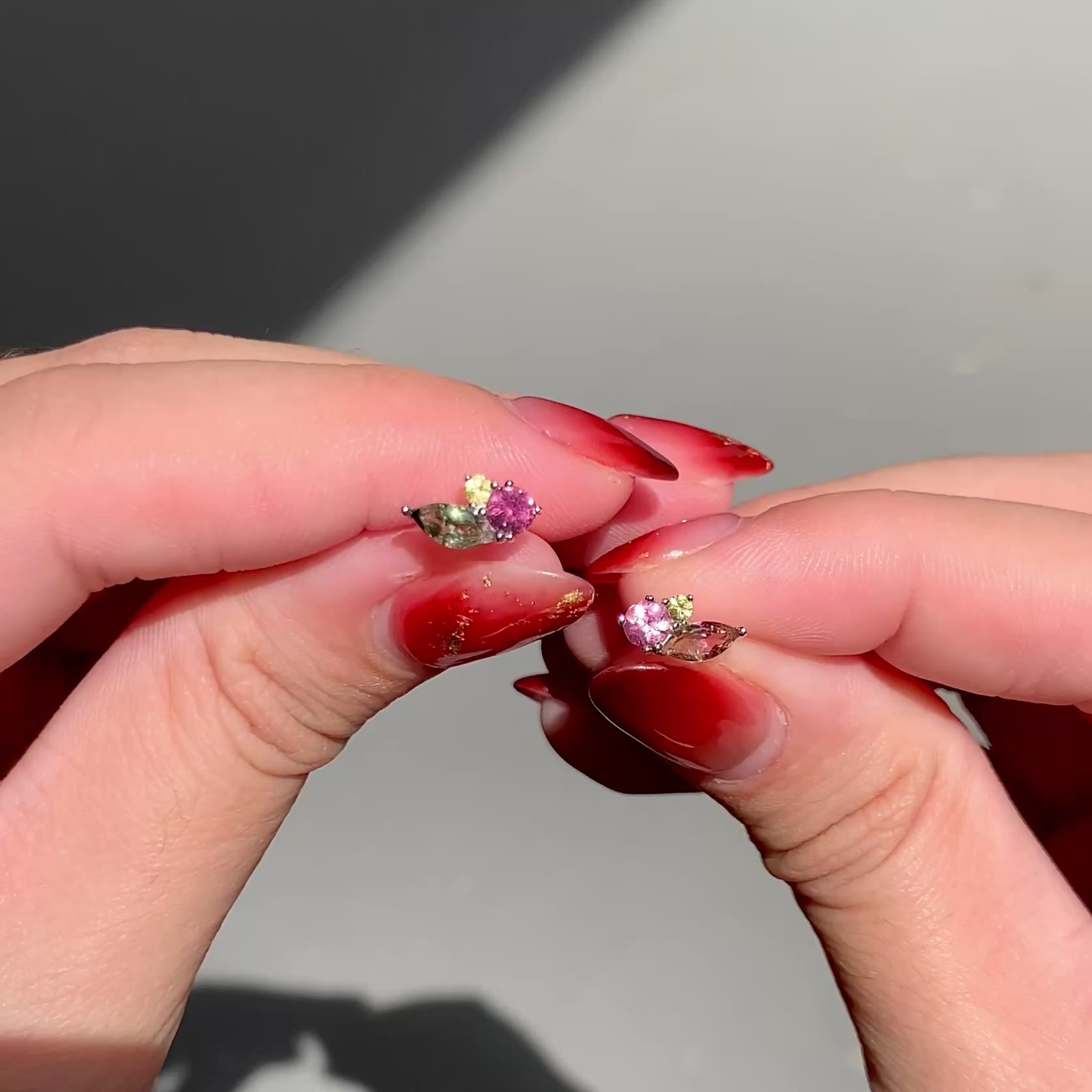 Quasar stud earring