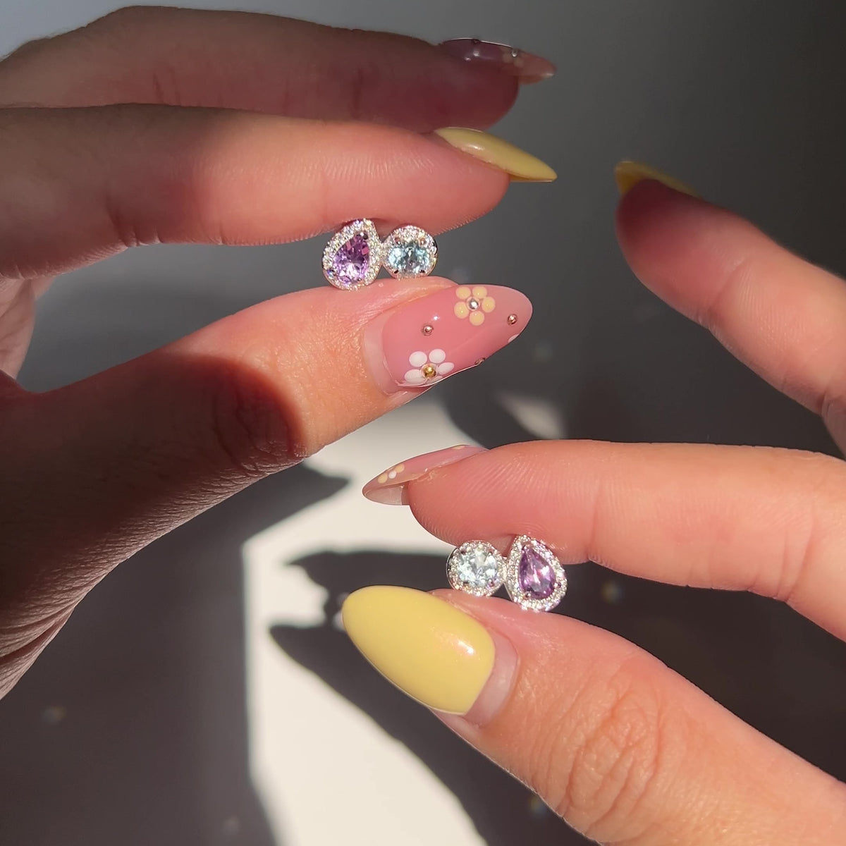 Lunoria earrings