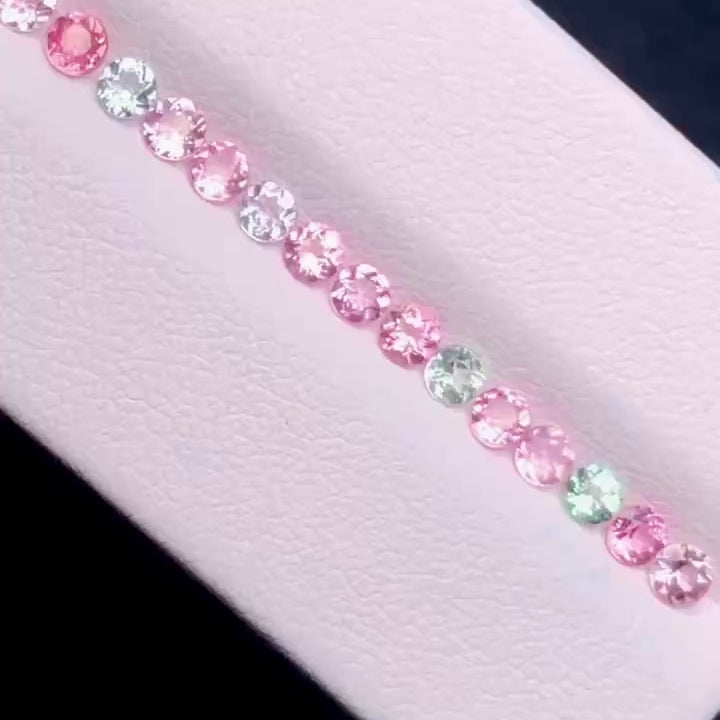 Tennis bracelet - Marcaron Tourmaline C