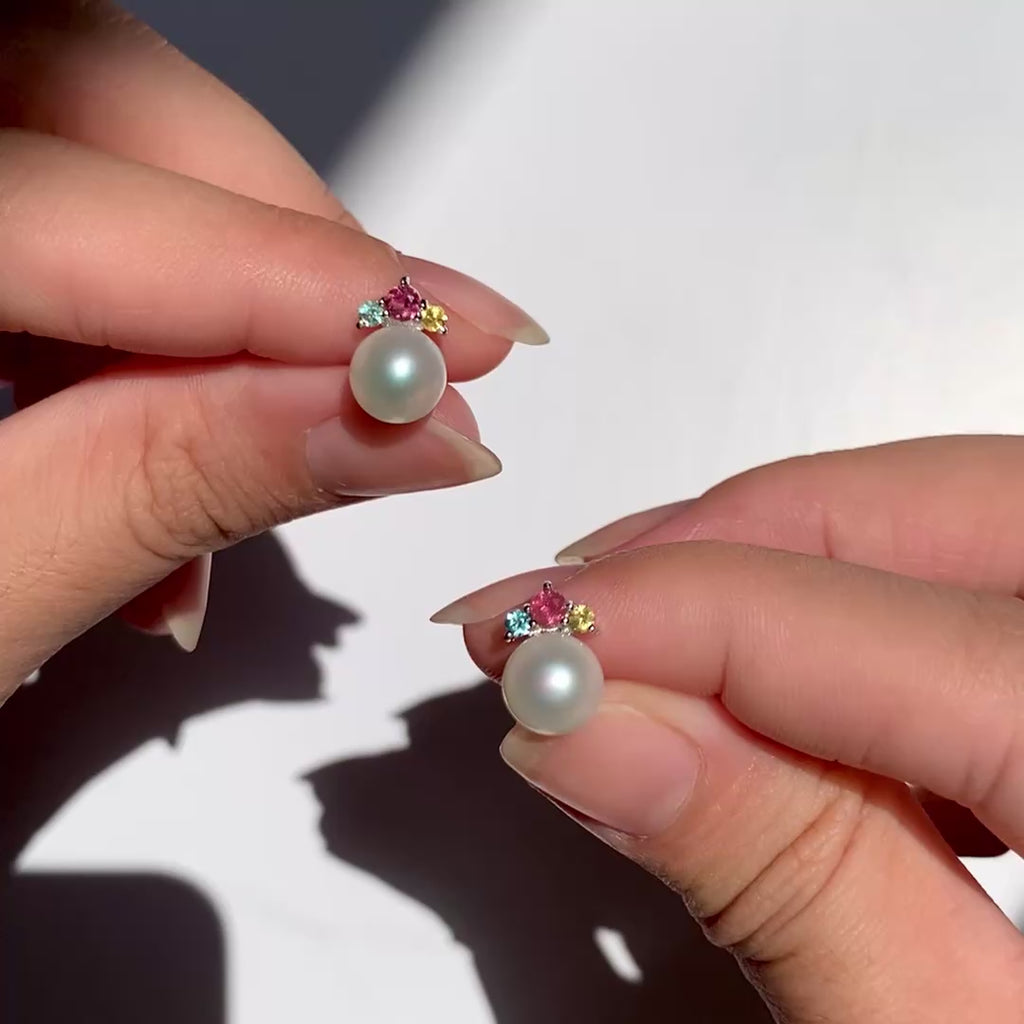 Tethys stud earring