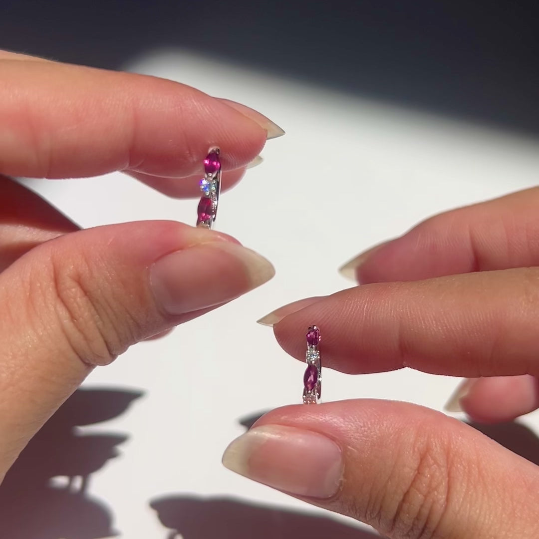 Alcyone huggies earring