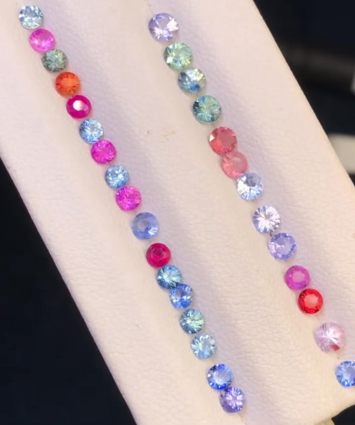 Tennis bracelet - Mixed sapphire