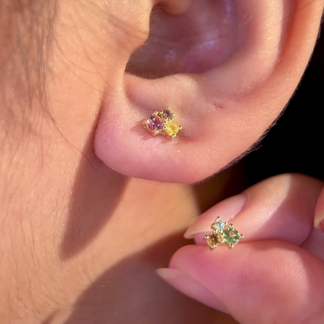 Nixie stud earring
